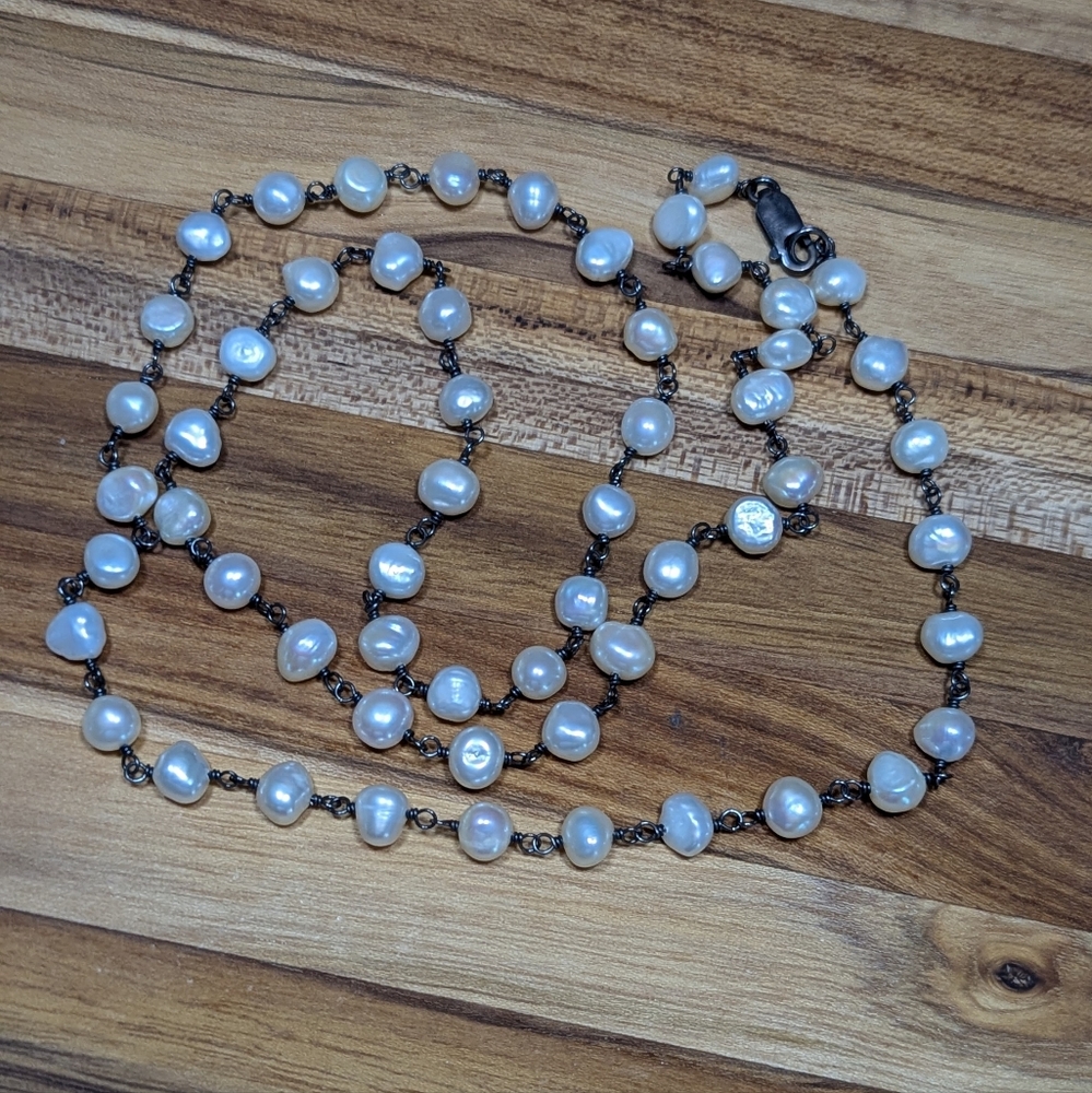 Silpada 32" Fresh Catch Pearl Necklace